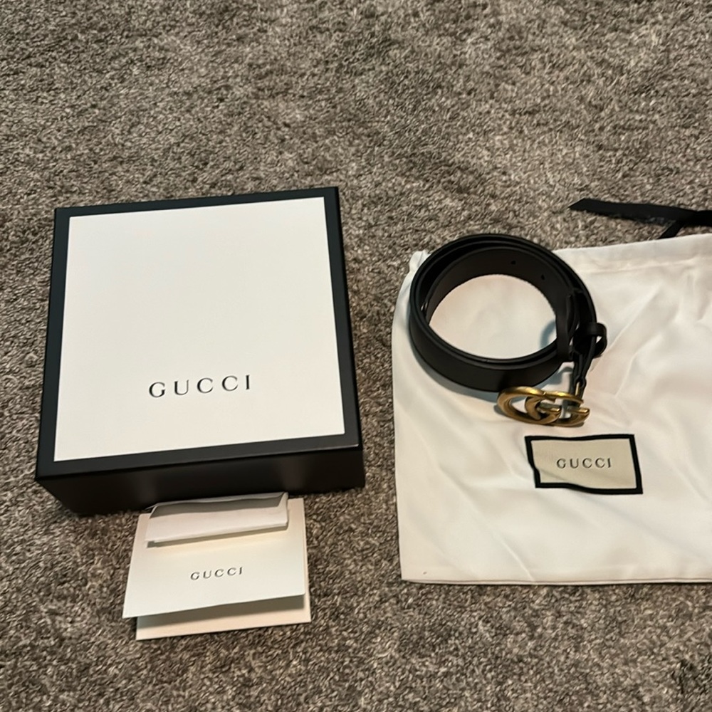 Men’s/womens Authentic Gucci belt size 60 (32)